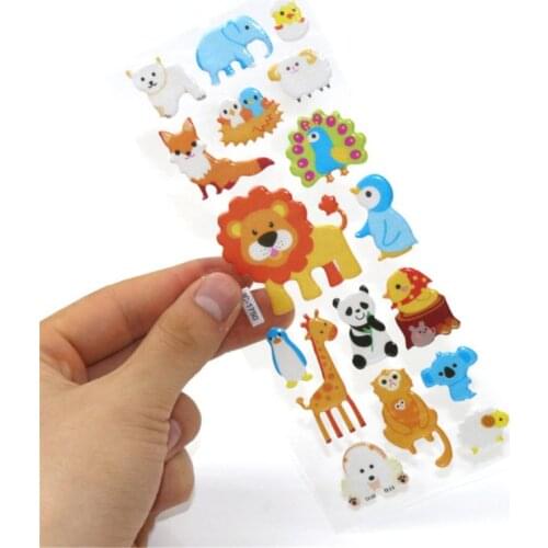 3D Stickers for Kids & Toddlers 500+ Puffy Stickers Variety Pack for Scrapbooking Bullet Journal Including Animal, Numbers