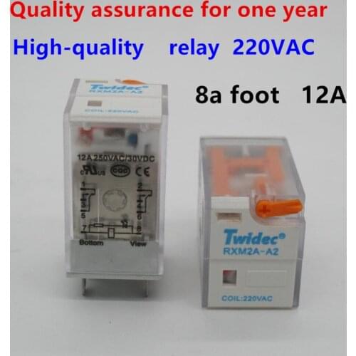 5pcs High-quality Brand New 220AVC 12A Coil Power Relay electromagnetic relay DPDT LY2NJ HH62P HHC68A-2Z