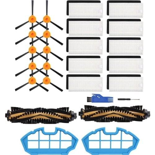 For Ecovacs N79S N79 Vacuum Cleaner Accessories Replacement Parts Cleaner Filter Main Brush Side Brush