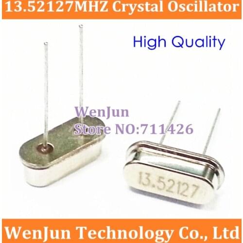 Free Shipping 13.52127MHZ Crystal Oscillator 1000PCS/LOT Quartz crystal 13.52127MHZ Plug-in crystal HC-49S