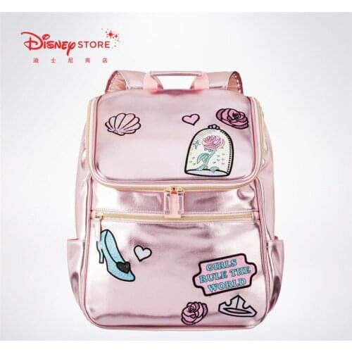 Disney Frozen Princess Aisha Cartoon Bag Waterproof Large Capacity School Bag Children Shoulder Bag Festival Gifts Backpack