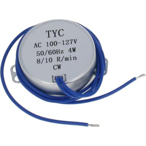 Fielect Synchronous Motors Steering CW Speed 8-10RMP Power 4W Voltage 110V Metal Plastic Material Motor Power Tool Accessories