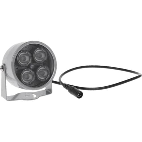 CCTV CCD 4 LED Array IR Infrared Vision Night Lights Waterproof IP Camera Lamp