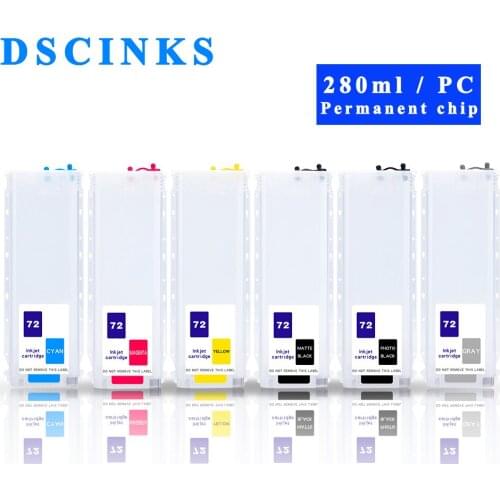 For hp 72 Refillable ink cartridge HP T770 T790 T1120 T1200 T1300 T620 T610 T1100 T2300 C9403A C9370A C9372A C9371A C9373A C9374