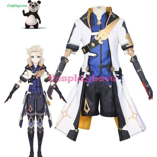 CosplayLove Game Genshin Impact Albedo Cosplay Costume Custom Made For Male Boy Halloween Christmas