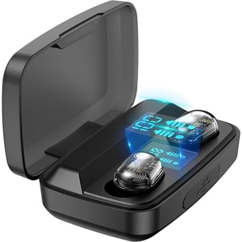 M13c TWS Wireless Earphones Aptx Bluetooth Touch Control SBC Headset Stereo Mini Bluetooth Earbuds with Mic Power bank for phone