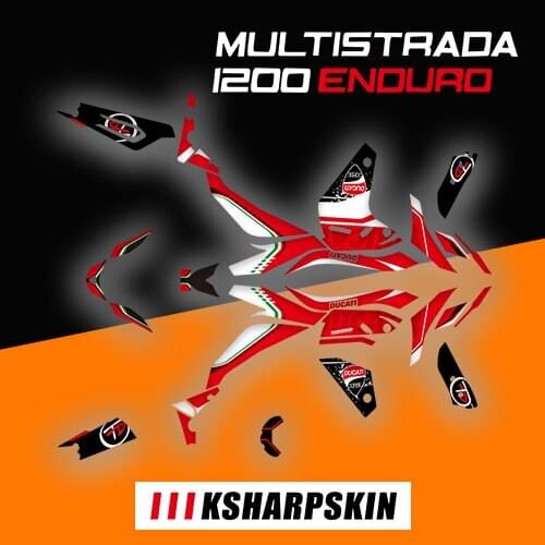 Motorcycle Full Body stickers Scratch-Resistant Decorative Protection Decals Accessories For DUCATI MULTISTRADA 950 2016