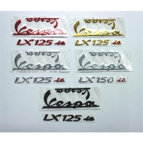 Motorcycle 3D Emblem Stickers Decal for PIAGGIO Vespa GTS300 LX125 LX150 125 150 Ie Sprint Primavera 300 LX LXV Super Sticker