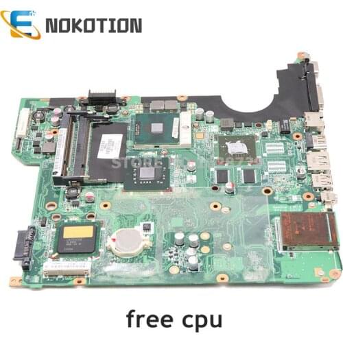 NOKOTION 482867-001 504640-001 for HP Pavilion DV5 DV5-1000 DV5-1100 Laptop Motherboard PM45 DDR2 free cpu
