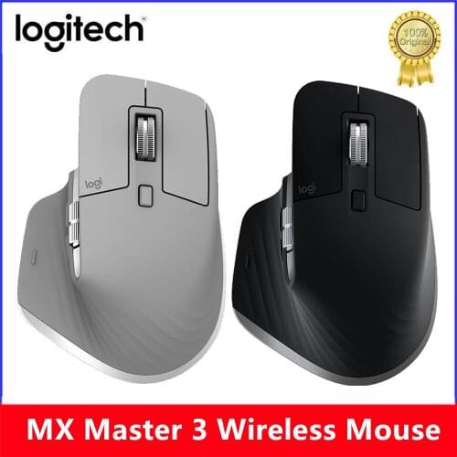 Original Logitech MX Master 3 Wireless Mouse Office Mouse with Wireless 2.4G Receiver Multi-device Ergonomic Mice For Laptop Pc
