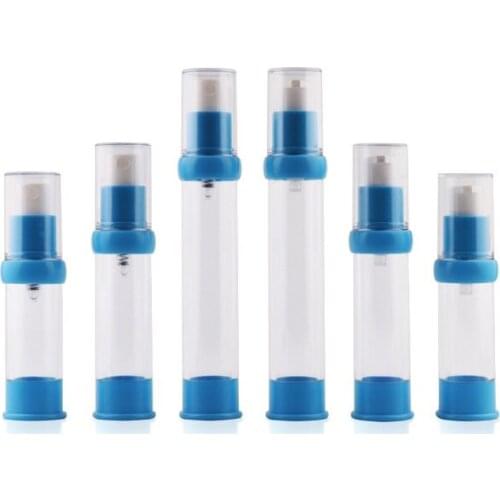 15ml 20ml 30ml Airless Bottle Plastic Vacuum Mist Spray Cosmetic Container Travel Emulsion Lotion Airless Pump Bottles 20pcs