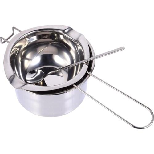 1 Set Stainless Steel Cheese Melting Pot Professional Compact Melting Pot Butter Melting Bowl Baking Heating Pot
