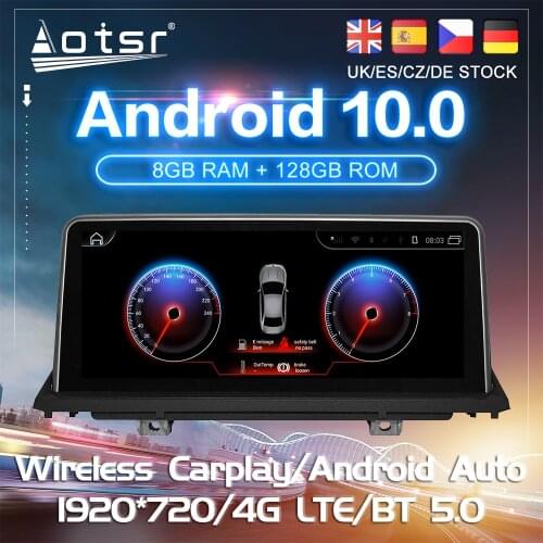 Android 10 For BMW X5 E70 F15 F85 X6 E71 F16 2010 Car DVD GPS Navigation Carplay Auto Radio Stereo Multimedia Player Head Unit