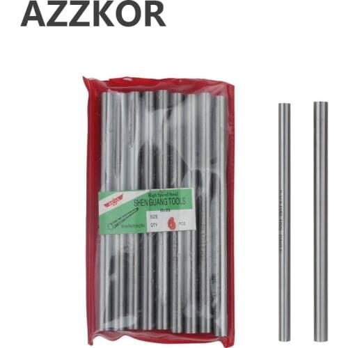 White Steel Rod Woodworking Straight Shank Hss Steel Metric Hardened White Steel Bar Round Bar Round Interval 0.1mm D0.5-1.0