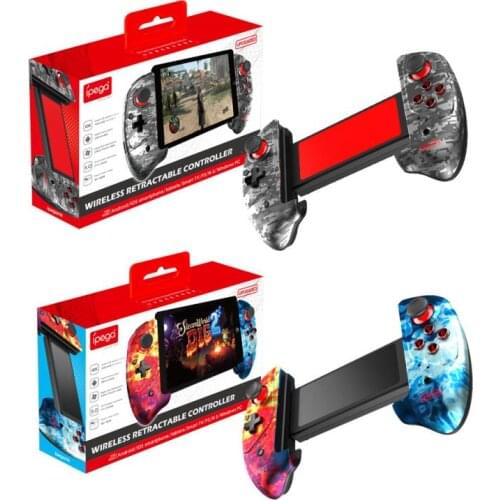 Wireless Bluetooth Gamepad Controller Left Right Hand Mobile Switch/Stretch Game Handle for Android/IOS phone/tablet/smart TV