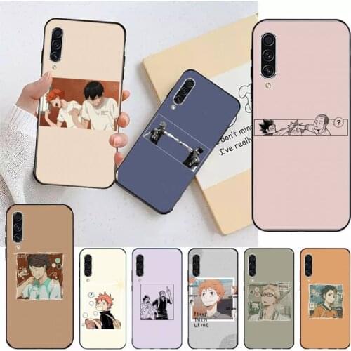 Haikyuu volleyball Japan anime art Phone Case For Samsung galaxy S 9 10 20 A 10 21 30 31 40 50 51 71 s note 20 j 4 2018 plus