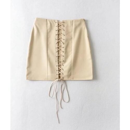 Glamorous Solid Mini Tapered/Carrot Skirts DLBSQ077