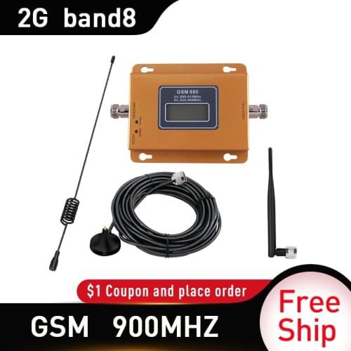 GSM 900 2g Repeater UMTS 900Mhz 3G repeater celular Mobile Phone Signal Repeater booster 900MHz GSM amplifier sucker antenna