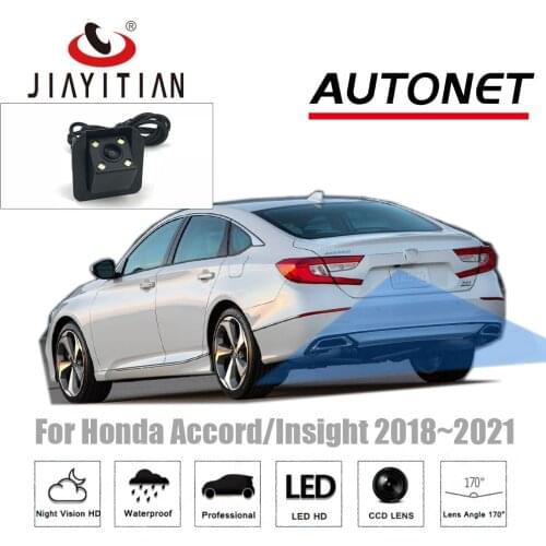 JIAYITIAN Rear View camera For Honda Accord/Insight 2018 2019 2020 2021 CCD/Night Vision/Backup Reverse parking camera