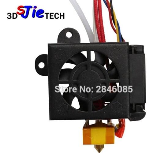 Creality 3D Full Assembled Extruder Kits With 2PCS Fans Fan Cover Air Connections Nozzle Kits for CR-10 Series 3D Printer Parts