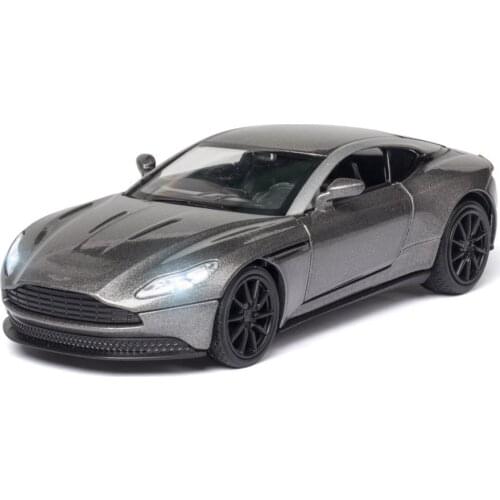 Hot 1:32 scale wheels Aston Martin diecast sport car DB11 AMR metal model with light and sound pull back vehicle toys collection