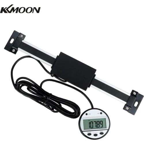 Multi-functional Digital Readout Linear Scale with Remote External Display Linear Ruler Measuring Tool for Mill Lathe(0-600mm)
