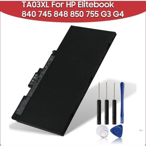 Original Replacement Battery TA03XL HSTNN-DB7O 51Wh For HP Elitebook 840 745 848 850 755 G3 G4 ZBook 15u G3 G4 mt42 mt43