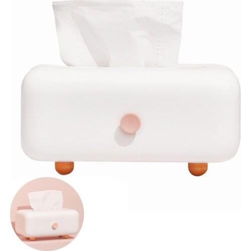 Tissue Boxes Rectangular Napkin Storage Box Tissue Dispenser For Bathroom Kitchen Office Wet Tissue Boxes