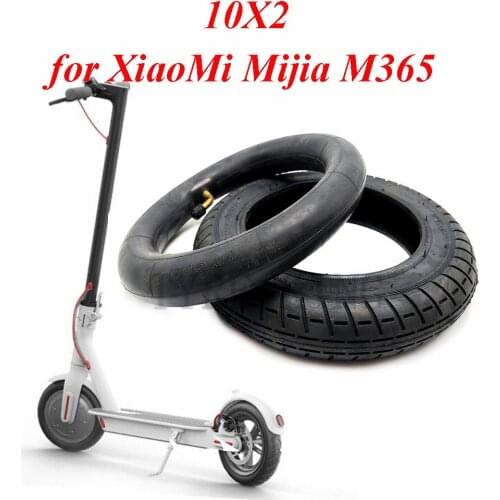 10 Inch Tires for Xiaomi Mijia M365 Electric Scooter Tire 10x2 Inflation Wheel Tyre with Inner Tube 10*2 (54-156) Pneumatic Tyre