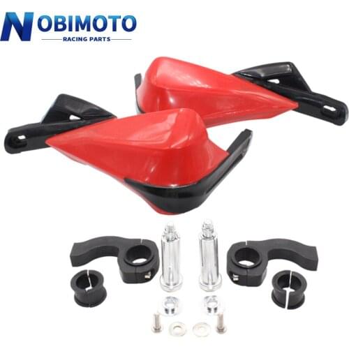 Motorcycle Universal Hand Guards Protectors Supermoto Black Brush Bar Hand Guard Handguard For 22mm-28mm Yamaha Kawasaki Honda
