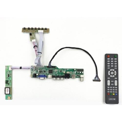 USB HDMI AUDIO LCD TV Controller Board for UB141X01 14.1 inch 1024(RGB)x768 CCFL LVDS TFT LCD easy DIY Repair