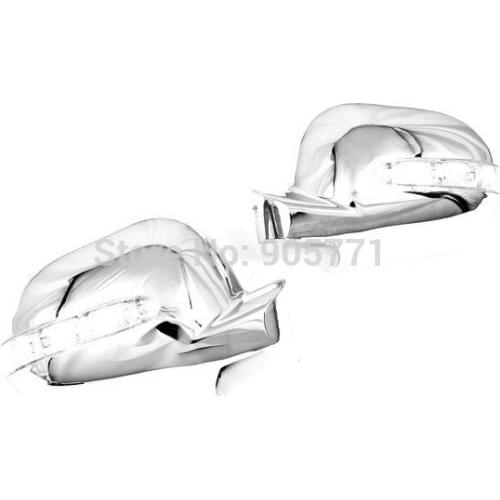 High Quality Chrome Side Mirror Cover with LED Side Blinker for Mercedes Benz W163 ML Class free shipping