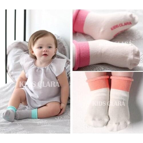 W137 Free shipping 1-6 new spring and summer cotton socks boneless suture slip children socks thin cotton baby socks relent