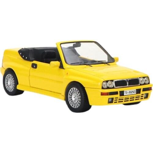 WELLY Diecast 1/43 Scale LANCIA DELTA 1992 Resin Classic Car Model Roadster Collectible Static Decoration Gift Hot Toys