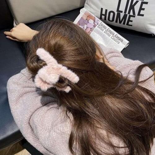 Hair Clip Banana Barettes Crystal Rhinestone Hair Claws Crab Hairpin Hair Accessories Resin Banana Clips