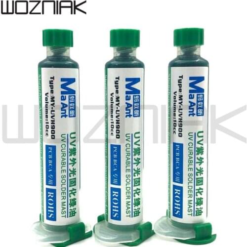 10ML Green Oil UV Solder BGA PCB Paint Prevent Corrosive Arcing Soldering Paste Flux for Mobile Phone Motherboard Repair