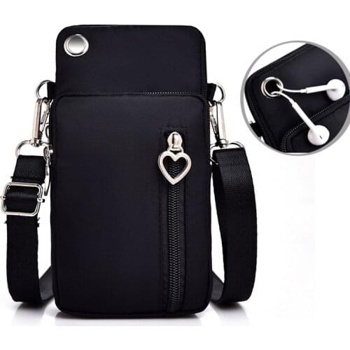 Woman Messenger Bag Mini Shoulder Bag Diagonal Multi-Function Mobile Phone Bag Outdoor Earphone Pouch Sports Bag