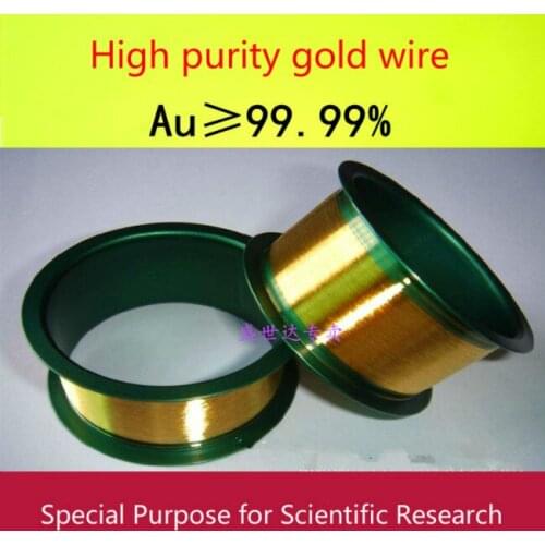 Gold wire, high purity gold wire, gold wire electrode. The purity was 99.99