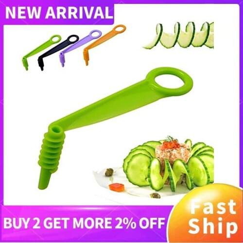 1 multi-function kitchen slicer spiral kitchen knife potato salad carrot cucumber cucumber spiral screw kitchen tool DIY