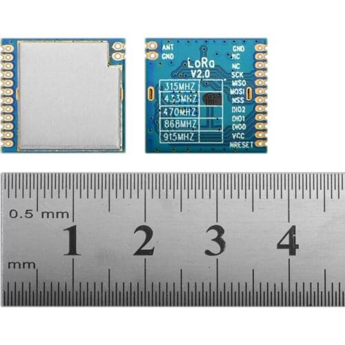 100pcs/lot) 20dBm 433MHz RF Module SX1278 Chip Made Wireless Transmitter and Receiver LoRa Module LoRa1278 + Spring Antenna