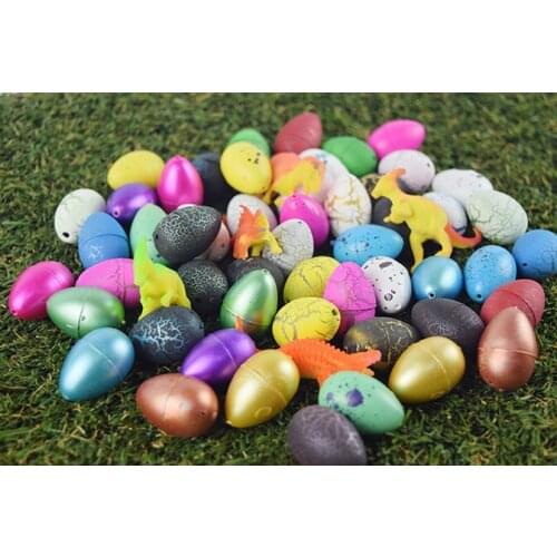 120 pcs/set Hatching Colorful Dinosaur Add Cracks Grow Eggs Magic Water Growing Dino Egg Cute Children Kids Toy For Boys hot
