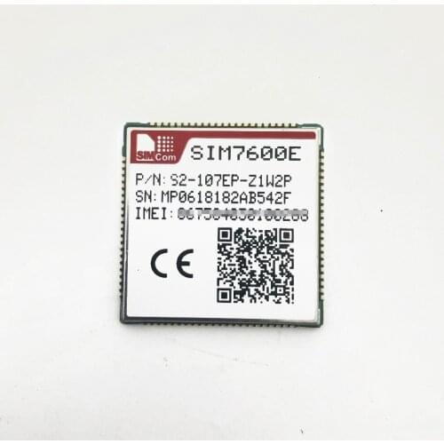 2pcs/lot SIM7600E SIMCOM SMT TYPE Multi Band LTE CAT1 B1/B3/B5/B7/B8/B20 GNSS gpsOne Gen 8B;standalone;assisted,XTRA