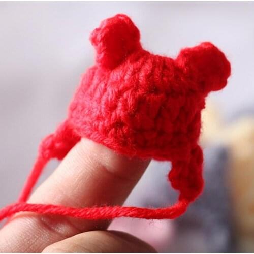 2021 Doll Hat Knit Cute Cap Fashion Daily Headwear Doll Accessories Gift Baby DIY Toys