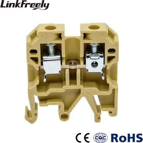 50PCS SAK-6EN Electrical Cable Wire Connector Terminals Screw Terminal Block Wiring Connection Terminator Connect Wire Joint