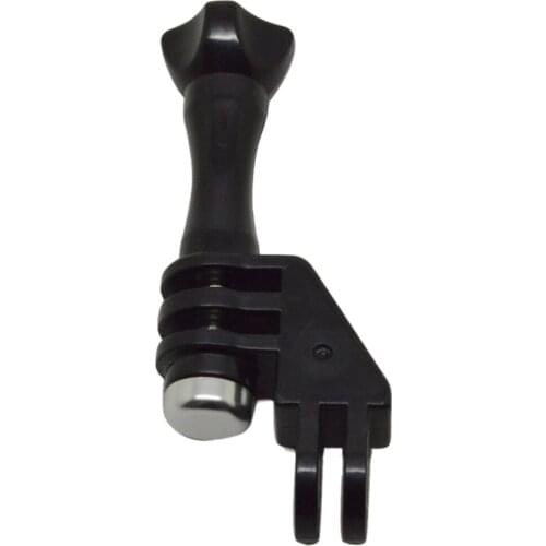 90 Degree Direction Adapter Elbow Mount with Thumb Screw for GoPro Hero 4/3+/3/2/1 and SJCAM SJ4000 5000 Black