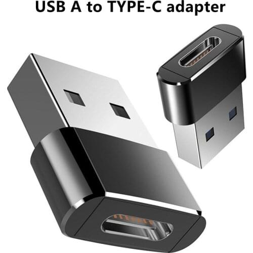 USB A TO TYPE-C Adapter Female OTG Data Adapter Converter Cable Adapter for Macbook Iphone 12 11 Pro Usb To Usb C