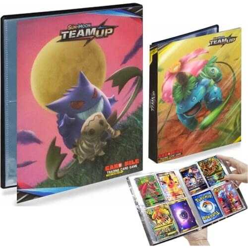 240pcs Pokemon Album Card Book Holder Playing Game Card Binder Folder Loaded List Collection Map Notebook Kids Boy Toy Gift