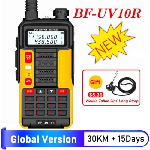 Baofeng UV 10R Professional Walkie Talkies High Power 10W Dual Band Two Way CB Ham Radio HF Transceiver VHF UHF BF UV-10R New