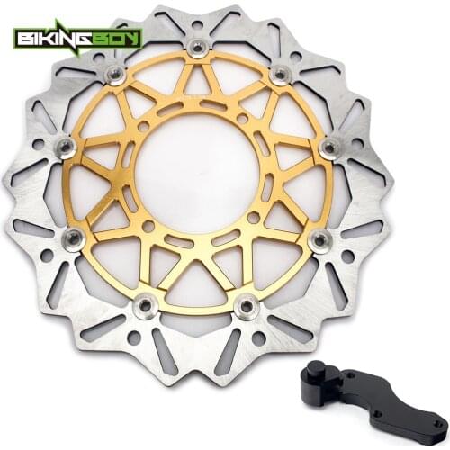 BIKINGBOY Oversize 320mm Front Brake Disc Disk Rotor + Brakcet RM-Z RMZ 250 04 05 06 KX 125 KX250 03-05 KX250F 2004 2005 Set