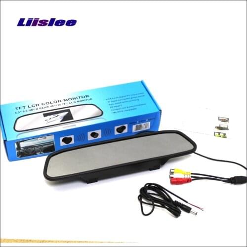 Liislee For KIA Cerato / Forte Coupe Rearview Mirror Car Monitor Screen Display / 4.3 inch HD TFT LCD NTSC PAL Color TV System